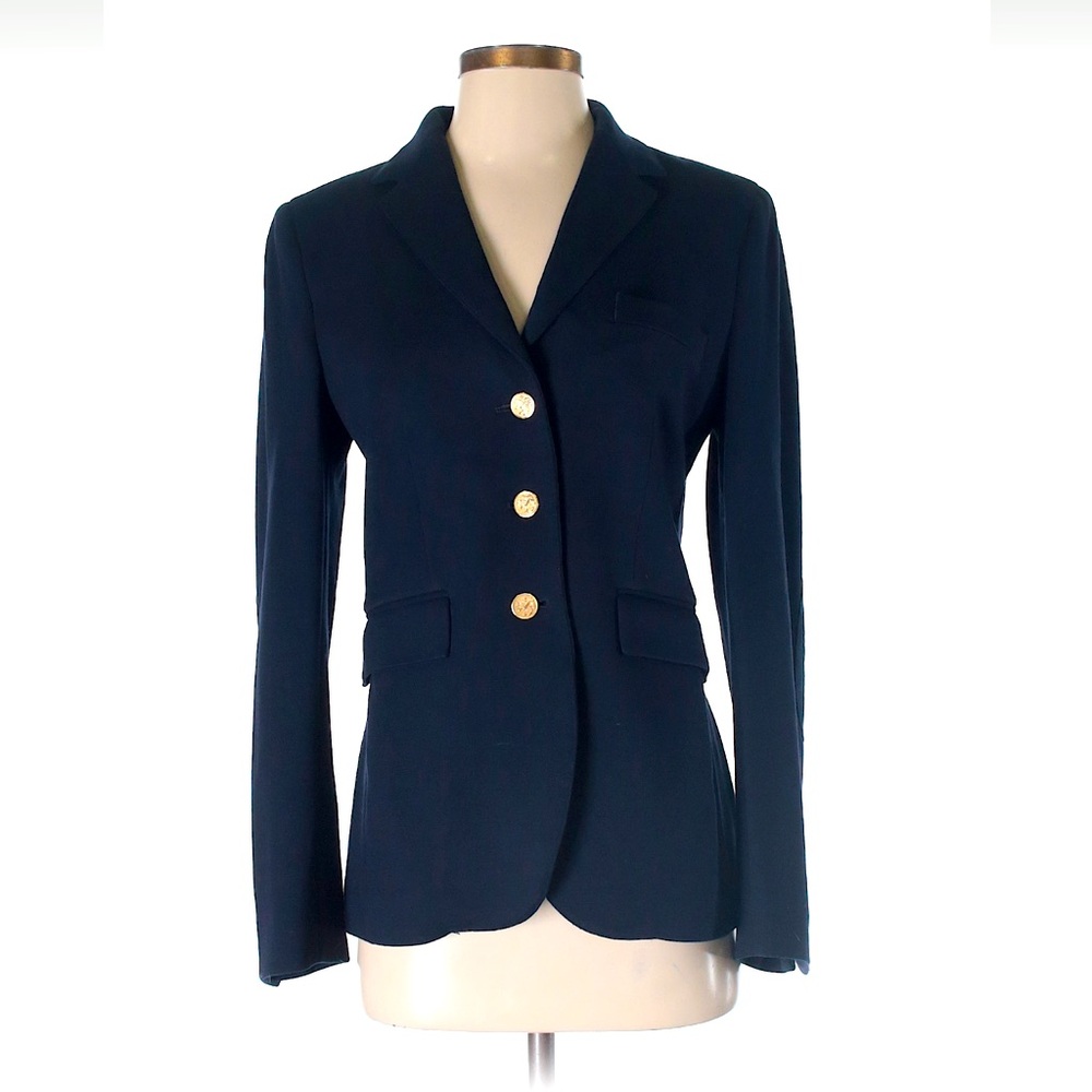 Women's Brooks Brothers Navy Blazer with Gold Buttons size 4